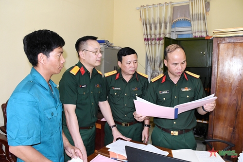 Bộ Chỉ huy Quân sự tỉnh Lai Châu kiểm tra công tác quân sự, quốc phòng huyện Mường Tè


